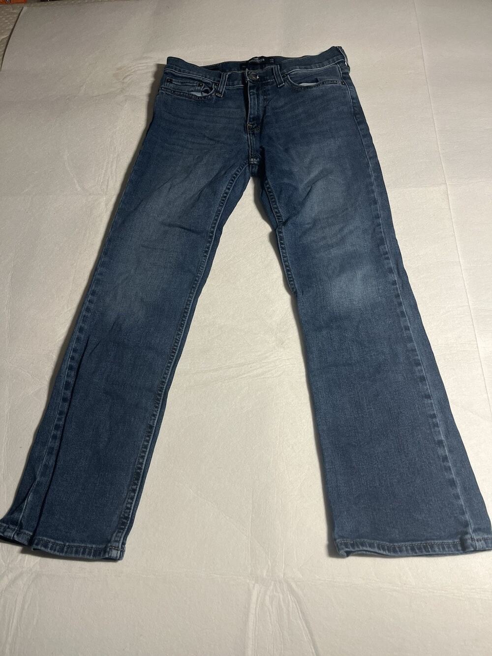 Hollister Men’s Jeans 28x28 Bootcut Epic Flex Blue Stretch Denim